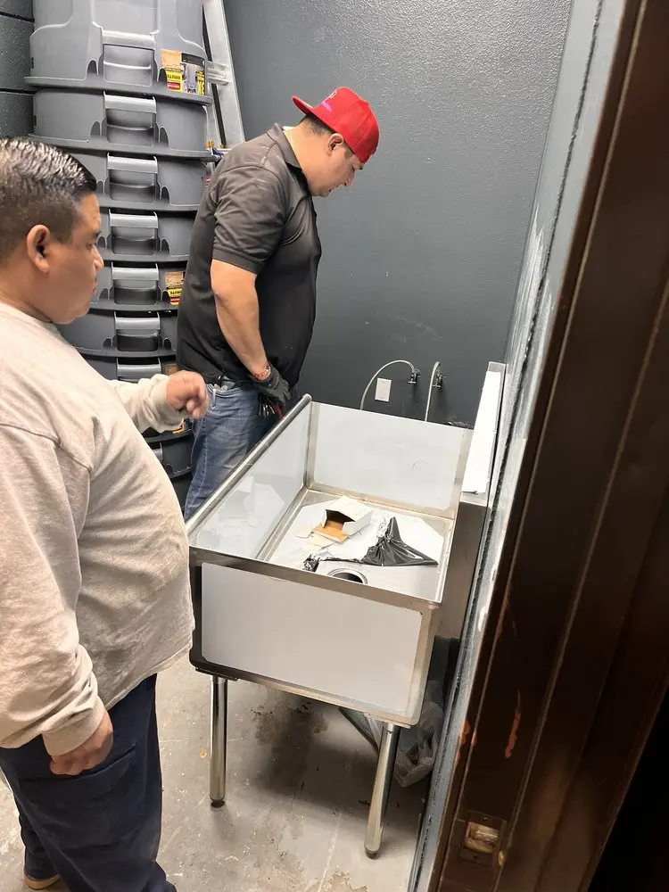 Commercial plumbing and sink installation in Don Scott